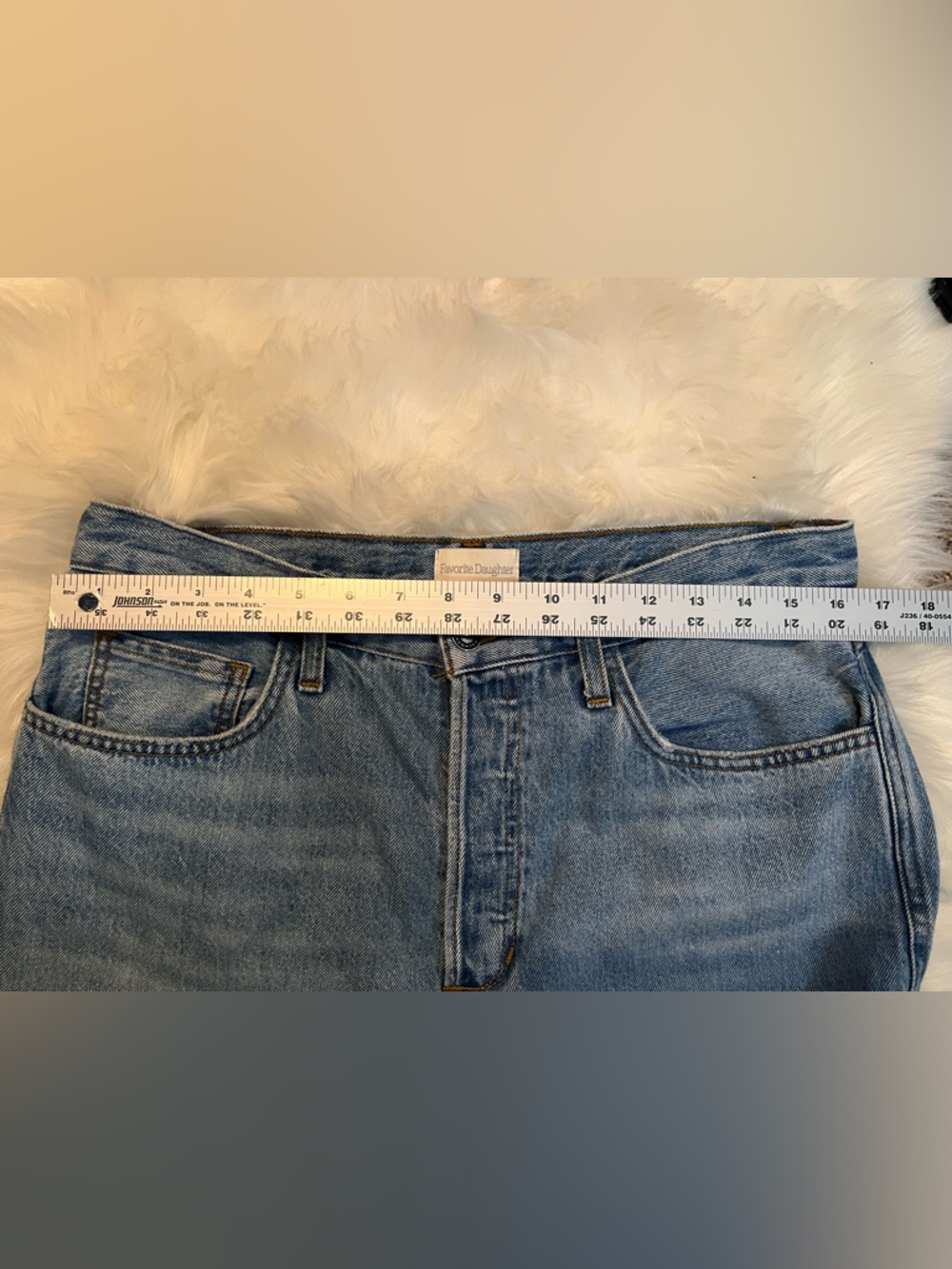Favorite Daughter The Masha Light Wash Denim Jeans size 30 High rise wide leg - Picture 8 of 10